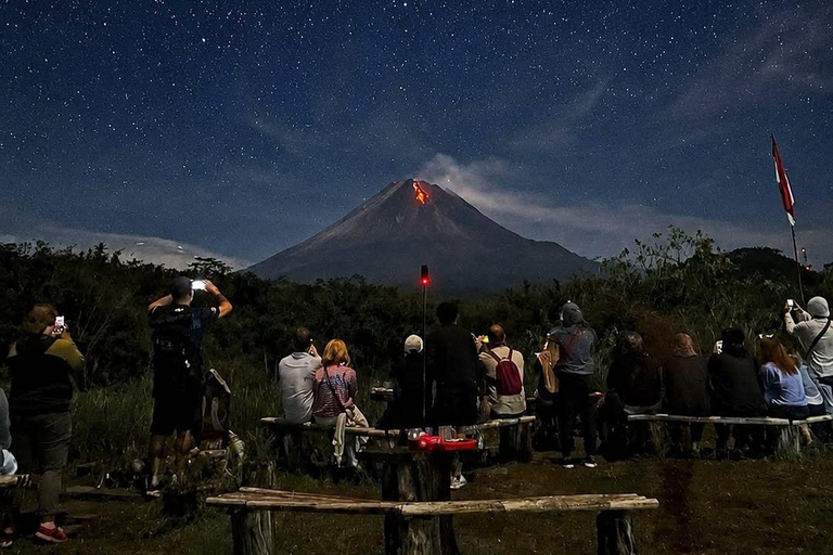 Mount Merapi Jeep Sunset & Lava Flow Night Tour with Pickup