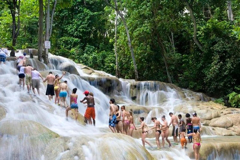 Montego Bay: Excursión a las cataratas del río Dunn y a la Laguna Luminosa