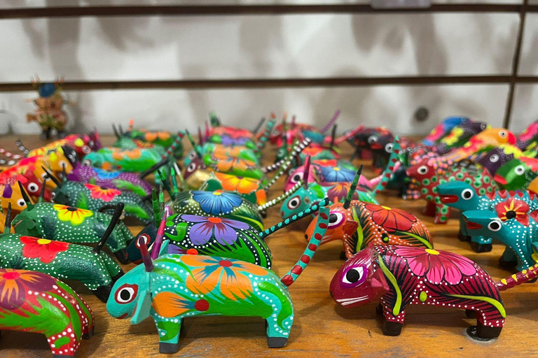Huatulco: Create Your Own Alebrije and Painting Explanation.