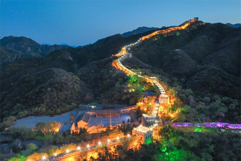 Badaling Great Wall Night Tour+ Light Show + Performance Badaling Great Wall Night Car Service with Ticket (No Guide)