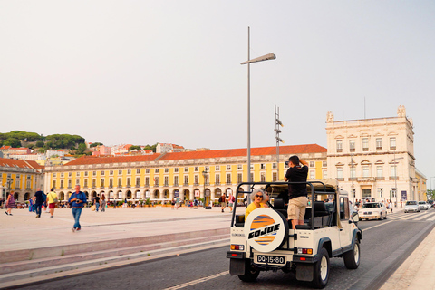 LISBON HALF DAG in een Vintage Jeep met proeverijen van eten en drinken