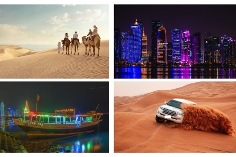 Katar Private Kombi aus Stadtrundfahrt und Wüstensafari