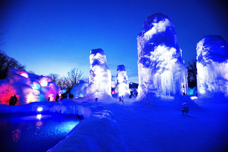 Shikotsu Lake Festival: Halbtägige Tour zu magischen Eisskulpturen