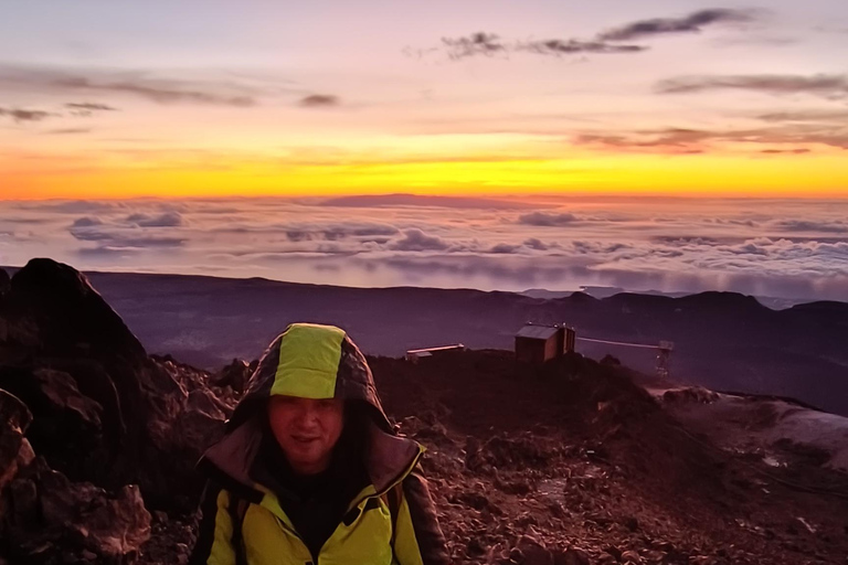 Hiking Summit of Teide by night for a sunrise and a Shadow Climbing Summit of Teide by night for a sunrise and a Shadow