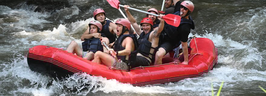 Ubud : aventure guidée en rafting sur la rivière Ayung avec déjeuner