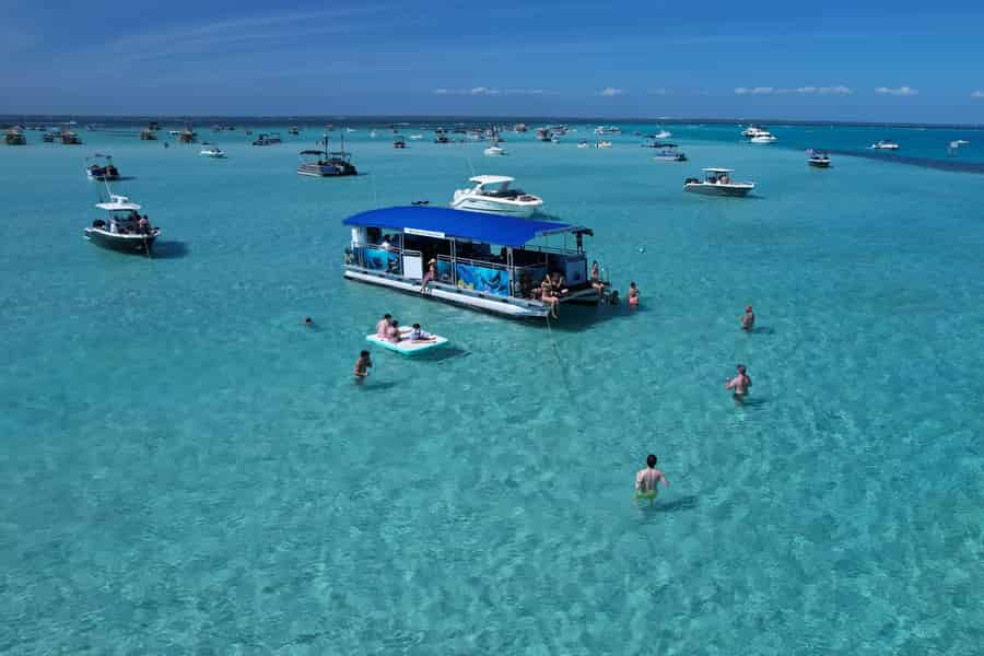 Destin: Bootstour zur Crab Island. Foto: GetYourGuide Destin: Bootstour zur Crab Island. Foto: GetYourGuide