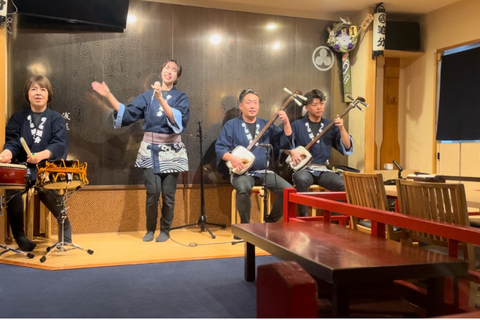 Tokio: Shamisen na żywo i doświadczenie Izakaya