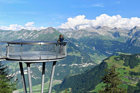 3 Mountains in 1 Day by Train, Cable Cars, Funiculars & Boat Excluding Train Tickets