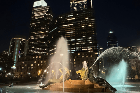 Philadelphie au clair de lune en voiturette électrique