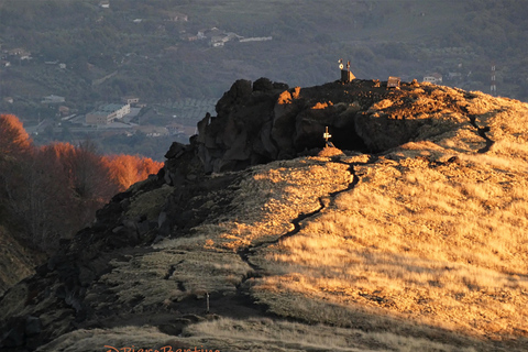 Expérience du vin de l&#039;Etna Coucher de soleil