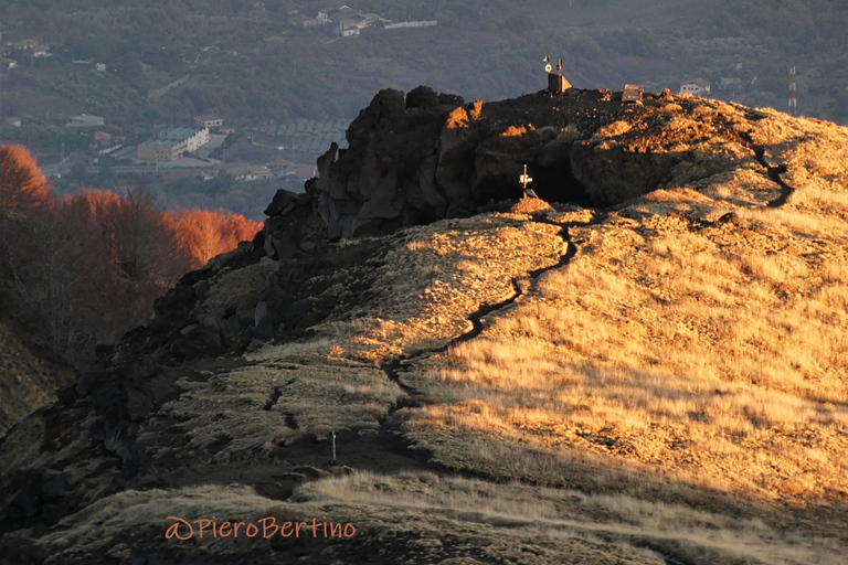 Experiência do vinho Etna ao pôr do sol