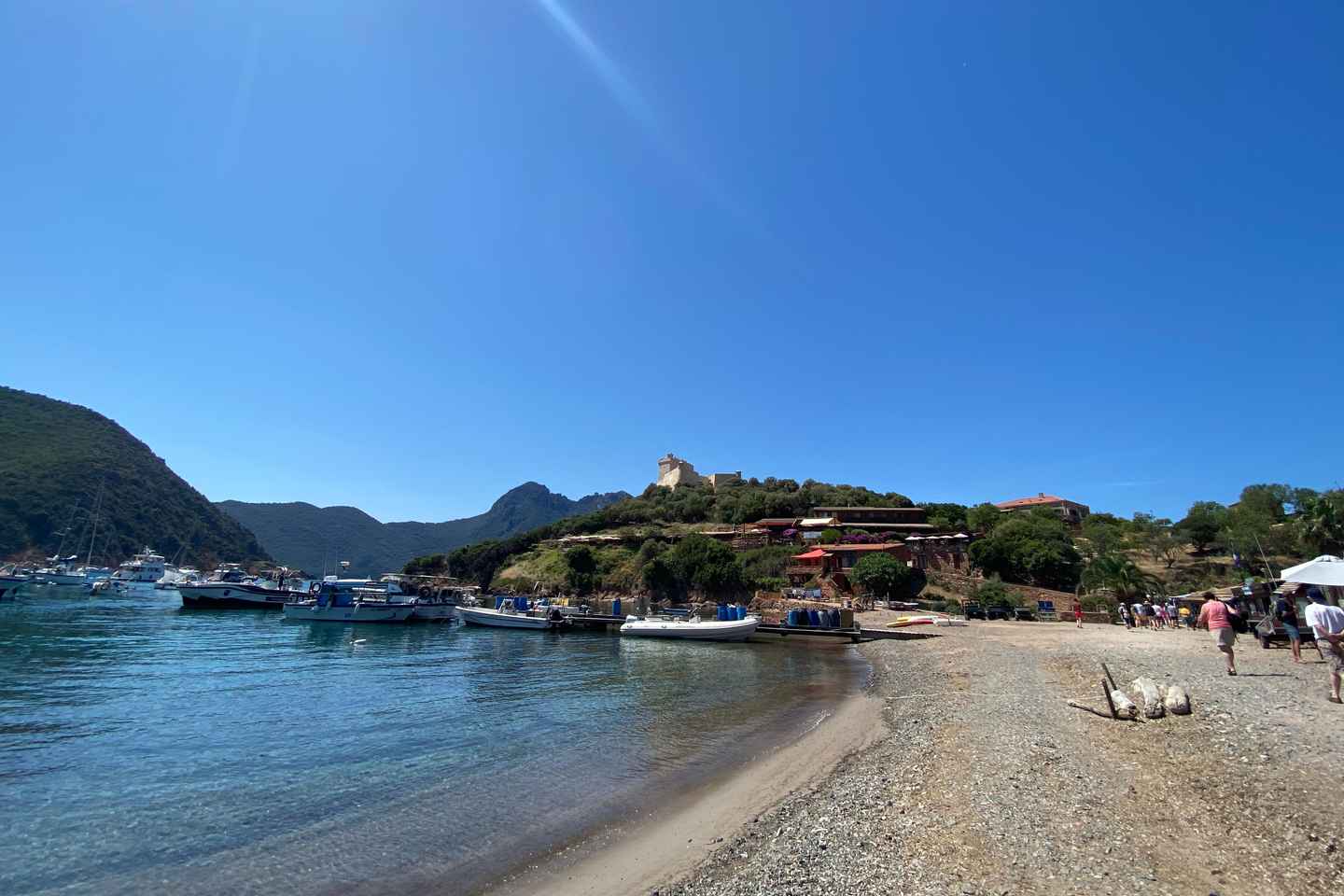 Calvi: Guided boat tour for 48 people to Scandola and Girolata