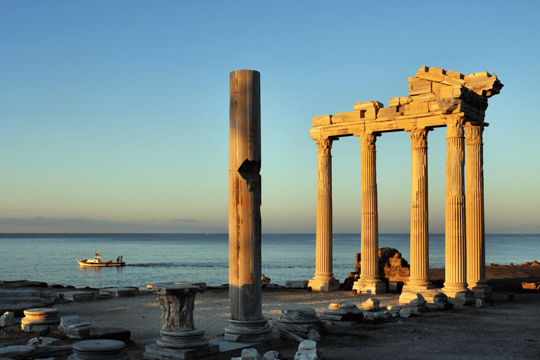 From Alanya: Side, Aspendos, and Manavgat Waterfall Tour