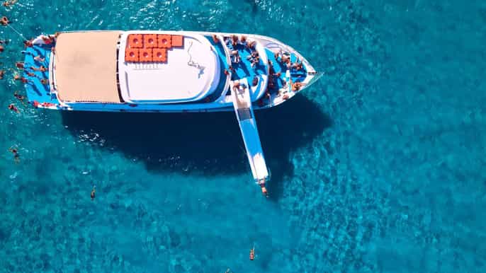 De Limassol: Lagoa Azul Akamas – Passeio de Barco
