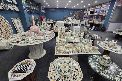 Agra Handicraft & Marble Inlay Shopping Tour Agra Handicraft Shopping Tour w/ Marble Inlay Demonstration