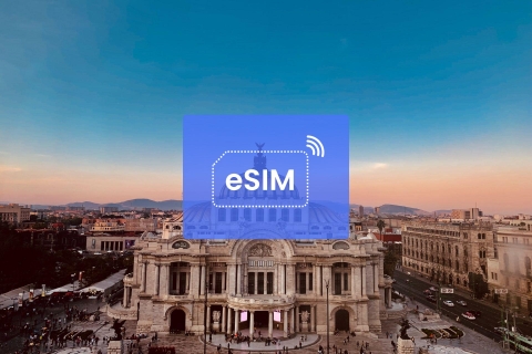Miasto Meksyk: Meksyk – plan mobilnej transmisji danych eSIM w roamingu50 GB/ 30 dni: 3 kraje Ameryki Północnej