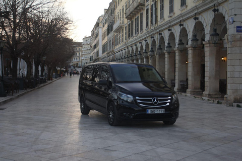 Corfu Old Town: Round-Trip Private Transfers Zone 1: Round-Trip Transfer