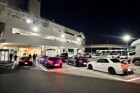 Tokyo: JDM Car meetup Daikoku PA tour with Hotel Pickup