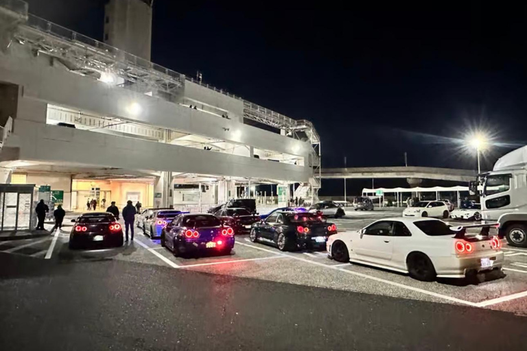Tokyo: JDM Car meetup Daikoku PA tour with Hotel Pickup