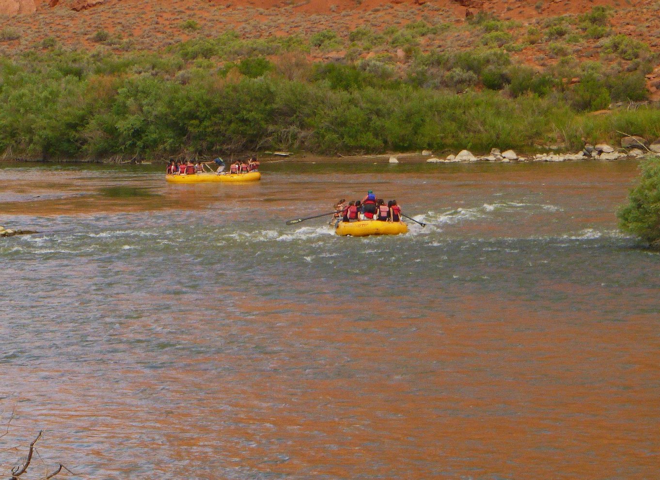 Fra Moab: Guidet raftingtur i Colorado River