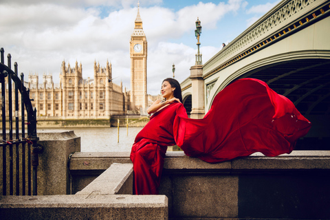 Londres: Sesión de fotos privada de lugares emblemáticos con opción de videoclipSesión de fotos del Puente de la Torre con 25 fotos