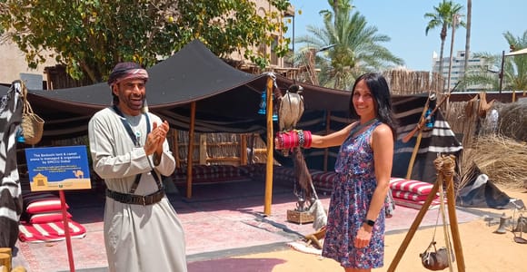 Dubai: Old Town Guided Walking Tour with Souks and Abra Ride