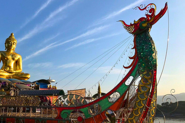 Chiang Mai: Chiang Rai tempel, Gyllene triangeln &amp; båttur