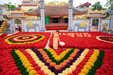 Hanoi: Parfümpagode mit Bootsfahrt oder Lotus-SeidendorfPrivate Tour: Parfümpagode, Lotus-Seidendorf und Weihrauch