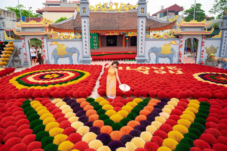 Hanoi: Parfümpagode mit Bootsfahrt oder Lotus-SeidendorfPrivate Tour: Parfümpagode, Lotus-Seidendorf und Weihrauch