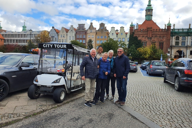 Gdansk: Tour privado de la ciudad en carro eléctrico y con guía en directoGdansk: Tour guiado por la ciudad en carro eléctrico, en directo y en inglés
