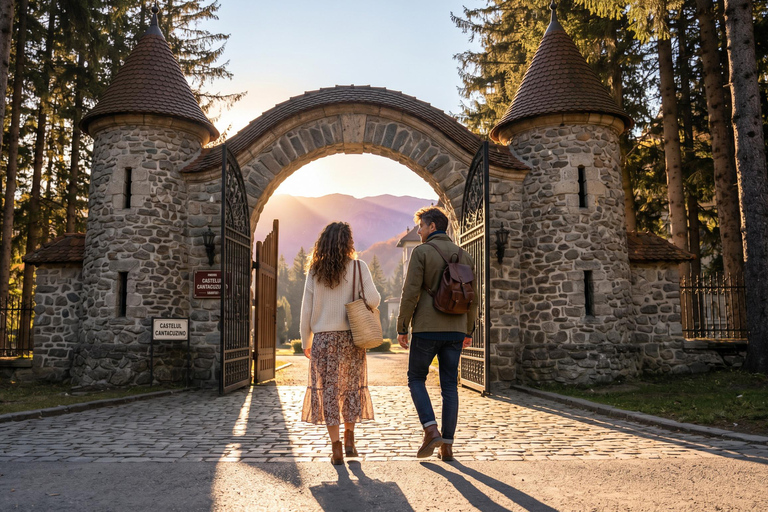 Day Trip - Bran Castle, Peles Castle & "Wednesday" Castle COACH TOUR Audio guide in 24 languages
