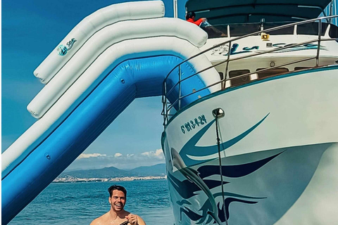 Boat Adventure: XXL Slides, Snorkeling, Activities, Lunch, and Pickup Boat Adventure: XXL Slides, Snorkeling, Activities, Lunch, and Pick-Up
