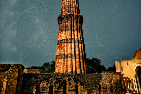 德里：古特卜塔遗产之夜导览之旅库塔布塔灯光音乐秀全包车游