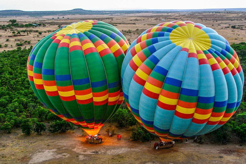 2-dagars migrationssafari med ett äventyr med varmluftsballong.