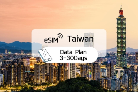 Taiwan: 5G eSim Roaming Mobile Data Day Plan (3-30 Days) Daily 1GB /7 Days
