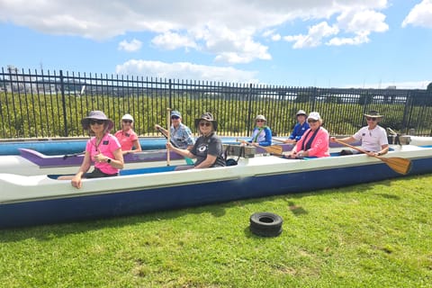 Auckland: Waka Ama Paddling on Manukau Harbour - Image 2