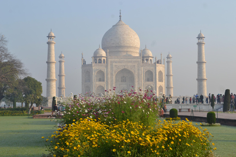 Au départ de Delhi : excursion privée d&#039;une journée au Taj Mahal et à AgraVisite d&#039;une jounée avec déjeuner et billets pour les monuments, tout compris