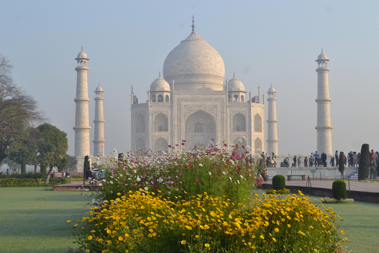 Au départ de Delhi : excursion privée d&#039;une journée au Taj Mahal et à AgraVisite d&#039;une jounée avec déjeuner et billets pour les monuments, tout compris