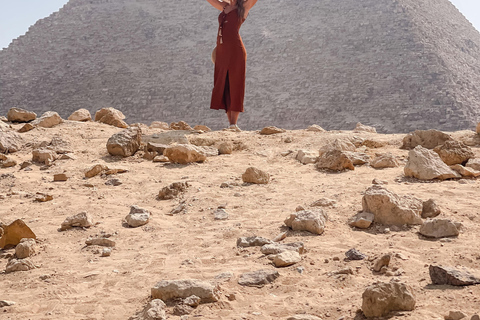 Piramidy w Gizie: wycieczka piesza bez kolejki, Sfinks i widokiPiramidy w Gizie: wycieczka piesza, bez kolejki, Sfinks i widoki