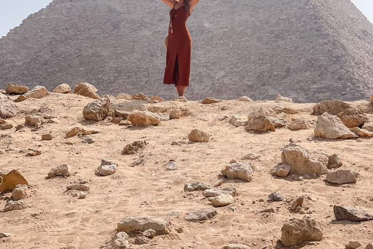 Piramidy w Gizie: wycieczka piesza bez kolejki, Sfinks i widokiPiramidy w Gizie: wycieczka piesza, bez kolejki, Sfinks i widoki