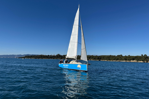 Golf-Juan: Sailing day tour with Snorkeling at the island