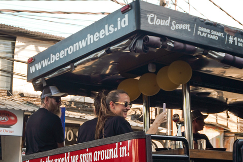 Bali: 2-Hour Beer Bus Party in Kuta & Legian Happy Hour Beer