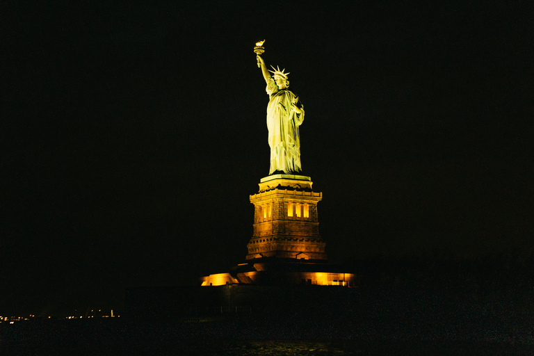 New York : croisière nocturne dans le port