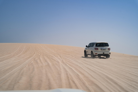 Doha: Full day Overnight & Day pass in Pvt Desert Beach Camp Doha: Full day Dune Bashing with a meal in Desert Beach Camp