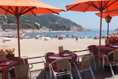 Depuis Barcelone : Journée à Tossa de Mar avec plage