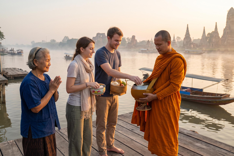 From Bangkok: 2-Day Ayutthaya Cooking Class & Temples Tour