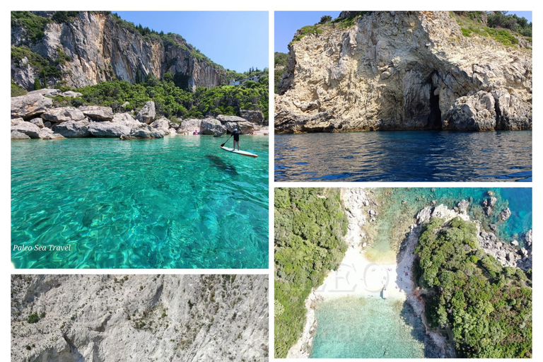 Paleokastritsa: Kasteli, Blue Caves, & Limni Beach Boat Trip