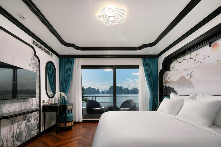 Ha Long Bay on A Luxury 6-star Cruise 2D1N and 3D2N HA LONG BAY 3D2N & SHARED TRANSFER (ROUND TRIP)