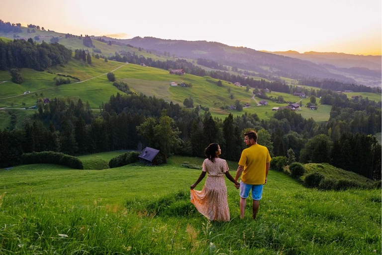 Tour per piccoli gruppi del Titlis e di Interlaken in auto da Lucerna