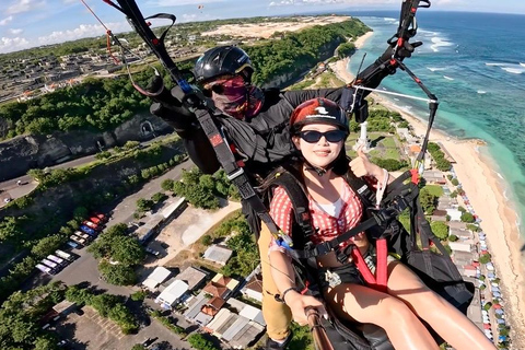 Bali Paragliding Experience at Pandawa Beach With Instructor Paragliding Hotel Transfer Without Ticket